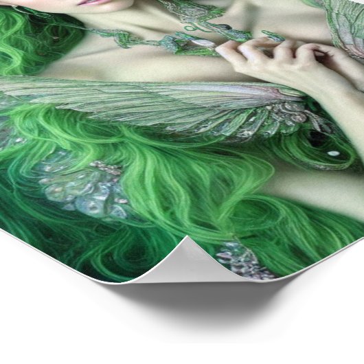 Absinthe Green Fairy Poster (Hoek)