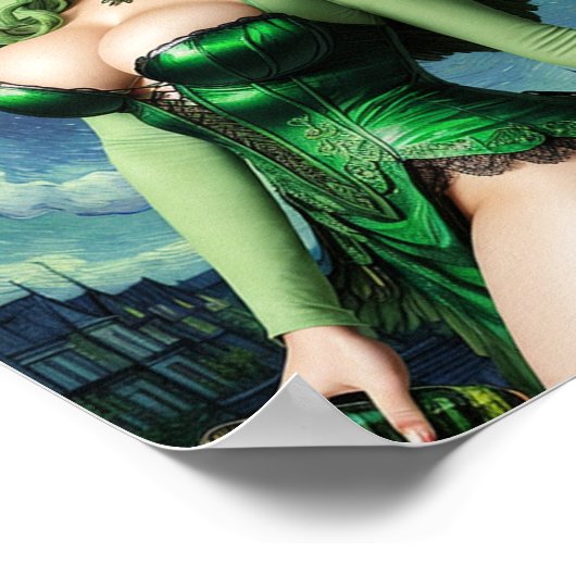 Absinthe Green Fairy Poster (Hoek)