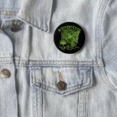 Absinthe Groene Fee Vrouw Ronde Button 5,7 Cm (In situ)