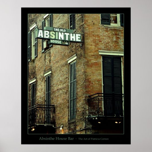 Absinthe House Bar Poster (Voorkant)