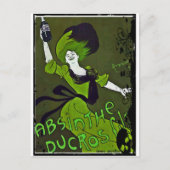 Absinthe in Green Briefkaart (Voorkant)