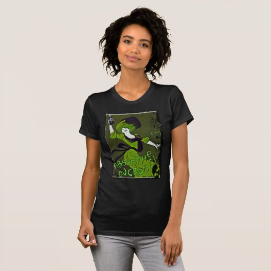 Absinthe in het Groen T-shirt (Voorkant volledig)