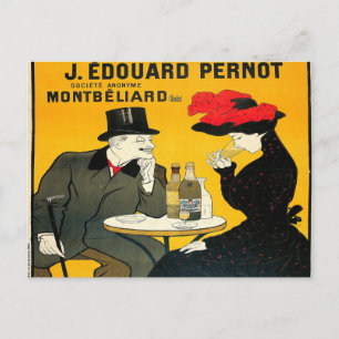 Absinthe J Edouard Pernot Briefkaart