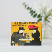 Absinthe J Edouard Pernot Briefkaart (Staand voorkant)