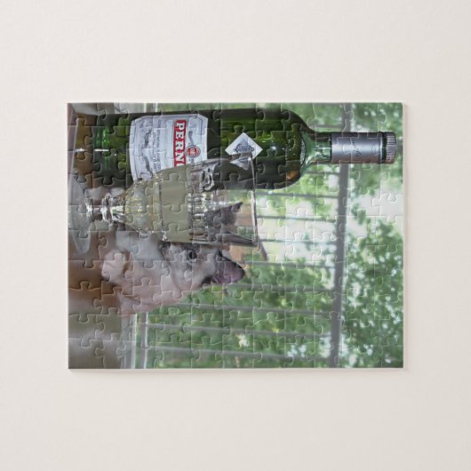 Absinthe Kitten Puzzle Legpuzzel (Horizontaal)