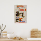 Absinthe La Charlotte Poster (Keuken)