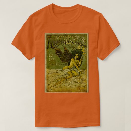 Absinthe la fee vert. t-shirt (Design voorkant)