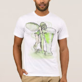 Absinthe La Fee verte faire with Glass (geen tekst T-shirt (Voorkant)