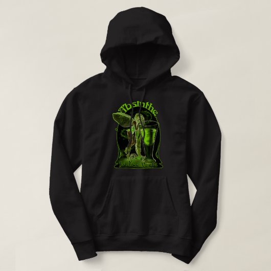 Absinthe La Fee verte faire with Glass Hoodie (Design voorkant)