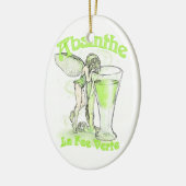 Absinthe La Fee verte faire with Glass Keramisch Ornament (Links)