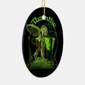 Absinthe La Fee verte faire with Glass Keramisch Ornament (Rechts)