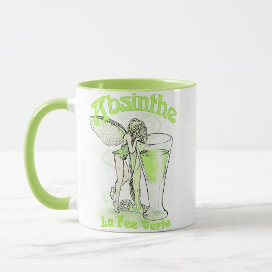 Absinthe La Fee verte faire with Glass Mok (Links)