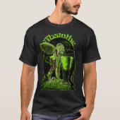 Absinthe La Fee verte faire with Glass T-shirt (Voorkant)