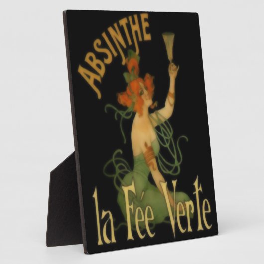 Absinthe La Fee Verte Fotoplaat (Zijkant)