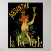 Absinthe La Fee Verte Poster (Voorkant)