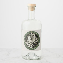 Absinthe Label 2 Likeurfles Etiket