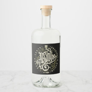 Absinthe Label Likeurfles Etiket