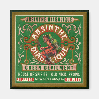 Absinthe Label Magnet