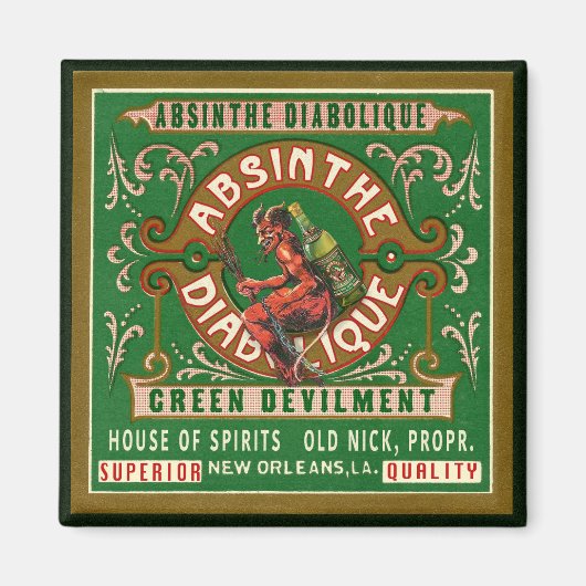  Absinthe Label Magnet (Voorkant)