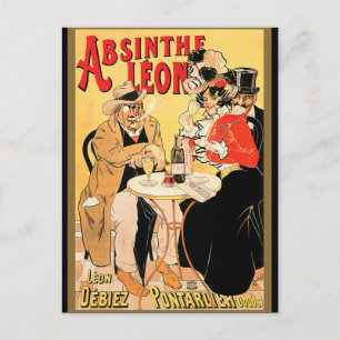 Absinthe Leon Briefkaart