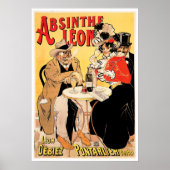 Absinthe Leon Drink en kunst Poster (Voorkant)