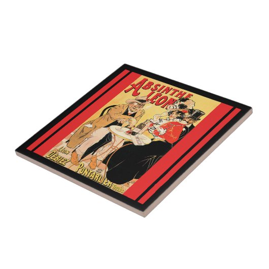 Absinthe Leon Tegeltje (Zijkant)