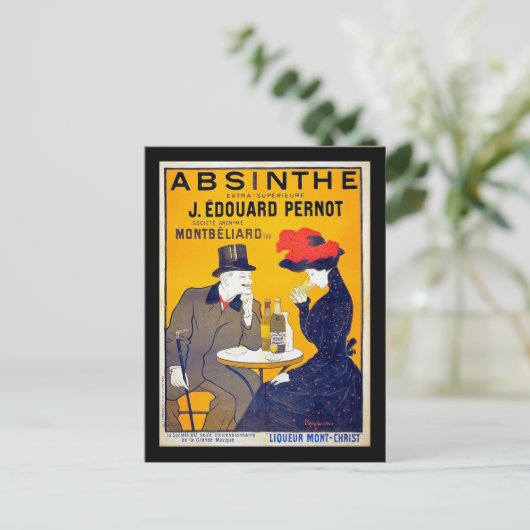 Absinthe, Leonetto Cappiello Briefkaart (Staand voorkant)