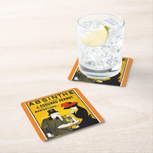 Absinthe Leonetto Cappiello  reclame Kartonnen Onderzetters (Insitu)