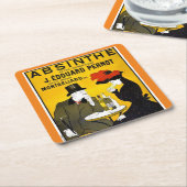 Absinthe Leonetto Cappiello  reclame Kartonnen Onderzetters (Schuin)