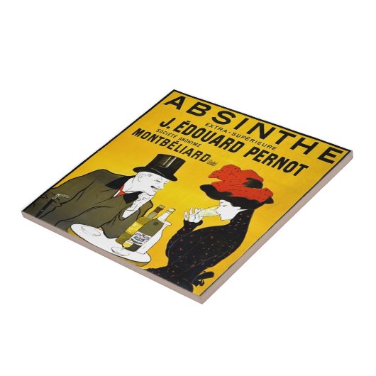 Absinthe Leonetto Cappiello  reclame Tegeltje (Zijkant)