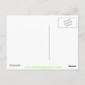 ABSINTHE maakt de hartgroei een fonder Briefkaart (Achterkant)