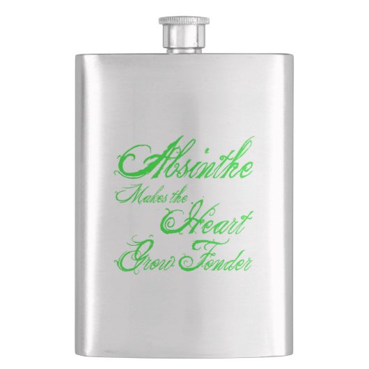 Absinthe maakt het hart aan het groeien flacon (Voorkant)