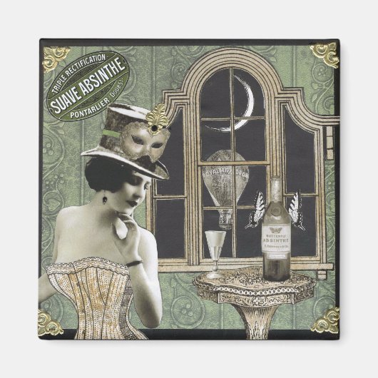 Absinthe Magneet (Voorkant)
