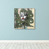 Absinthe Medusa beroemd gemaakt door Natalie Schor Canvas Afdruk (Insitu (Houten vloer))