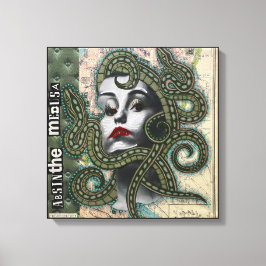 Absinthe Medusa beroemd gemaakt door Natalie Schor Canvas Afdruk