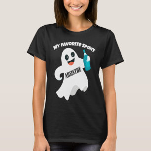 Absinthe Mijn Favoriete Sterkedrank Halloween Dri T-shirt