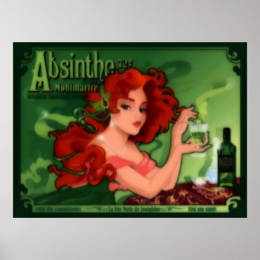Absinthe Montmartre Poster (Voorkant)