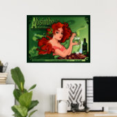 Absinthe Montmartre Poster (Thuiskantoor)