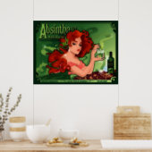 Absinthe Montmartre Poster (Keuken)