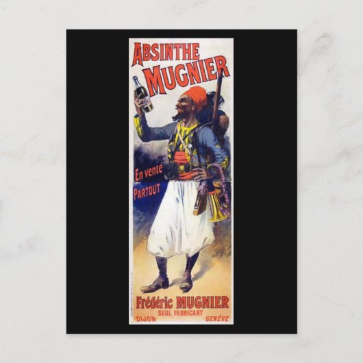 Absinthe Mugnier Briefkaart (Voorkant)