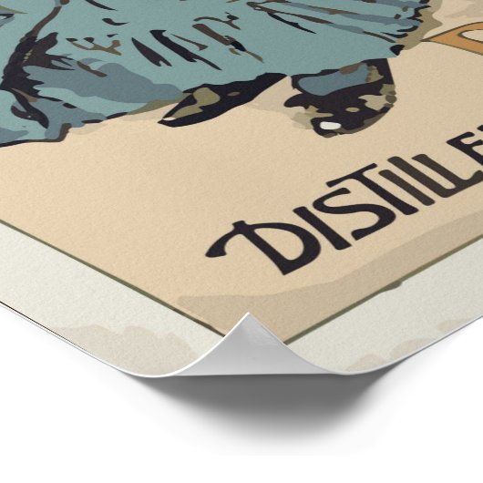 Absinthe Parisienne  Frans Adverteren Poster (Hoek)