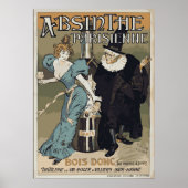 Absinthe Parisienne  Frans Adverteren Poster (Voorkant)