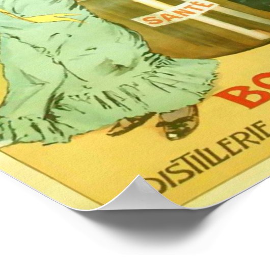 Absinthe Parisienne Gélis-Didot Malteste Fine Art Poster (Hoek)