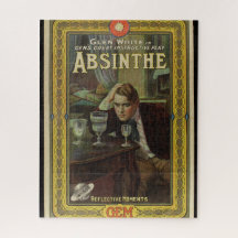 Absinthe playbill vintage play advertentie