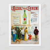 Absinthe Poison Briefkaart (Voorkant)