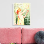 Absinthe Robette - Alcohol Oude Poster Canvas Afdruk (Insitu (Woonkamer))