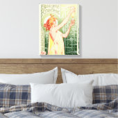 Absinthe Robette - Alcohol Oude Poster Canvas Afdruk (Insitu (Slaapkamer))