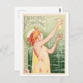 Absinthe Robette - Alcohol Vintage Poster Briefkaart (Voorkant / Achterkant)