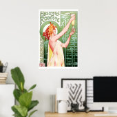 Absinthe Robette Art Nouveau Poster Oude Dranken (Thuiskantoor)