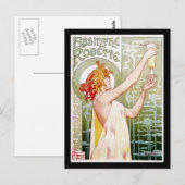 Absinthe Robette Briefkaart (Voorkant / Achterkant)